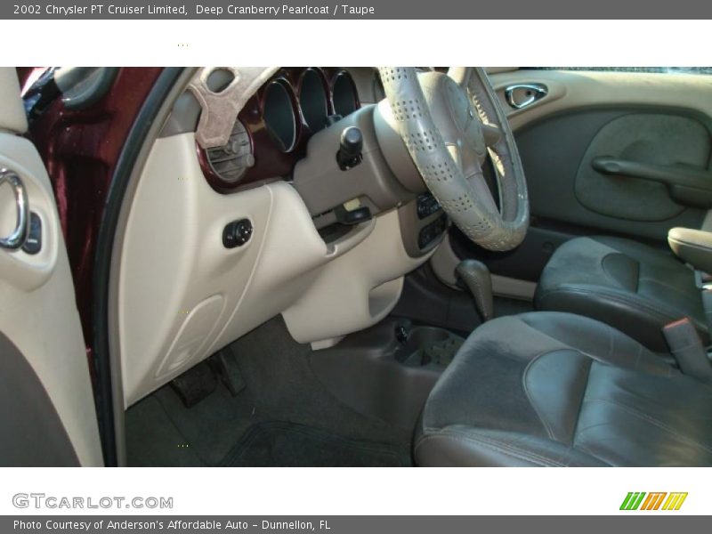 Deep Cranberry Pearlcoat / Taupe 2002 Chrysler PT Cruiser Limited
