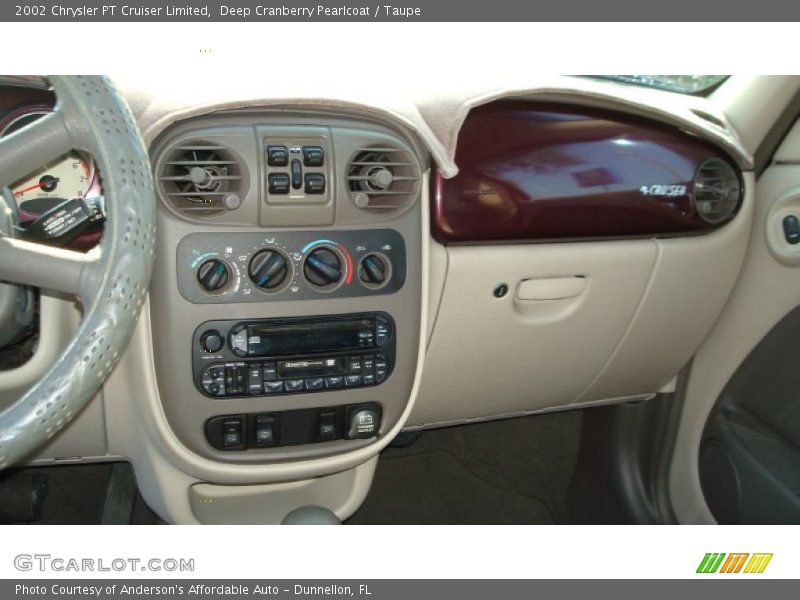 Deep Cranberry Pearlcoat / Taupe 2002 Chrysler PT Cruiser Limited