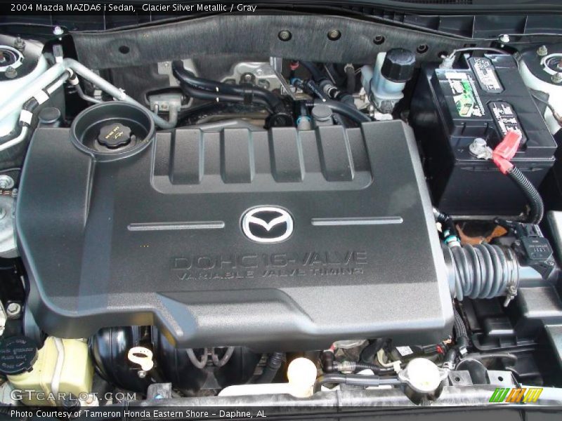 Glacier Silver Metallic / Gray 2004 Mazda MAZDA6 i Sedan