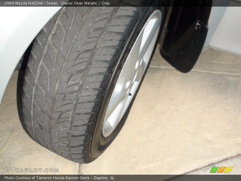 Glacier Silver Metallic / Gray 2004 Mazda MAZDA6 i Sedan