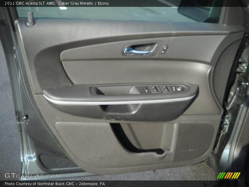Cyber Gray Metallic / Ebony 2011 GMC Acadia SLT AWD