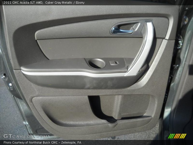 Cyber Gray Metallic / Ebony 2011 GMC Acadia SLT AWD