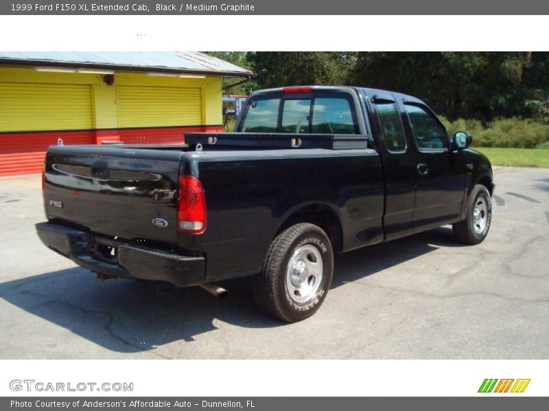 Black / Medium Graphite 1999 Ford F150 XL Extended Cab