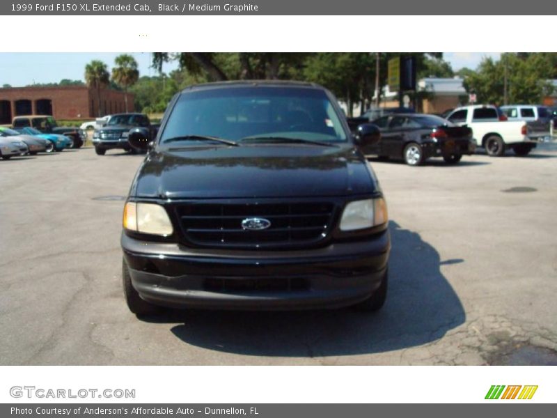 Black / Medium Graphite 1999 Ford F150 XL Extended Cab