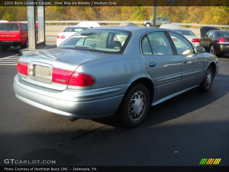 Silver Blue Ice Metallic / Medium Gray 2003 Buick LeSabre Custom