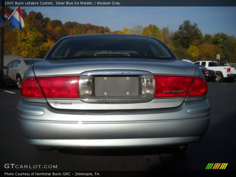 Silver Blue Ice Metallic / Medium Gray 2003 Buick LeSabre Custom