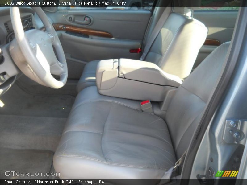 Silver Blue Ice Metallic / Medium Gray 2003 Buick LeSabre Custom
