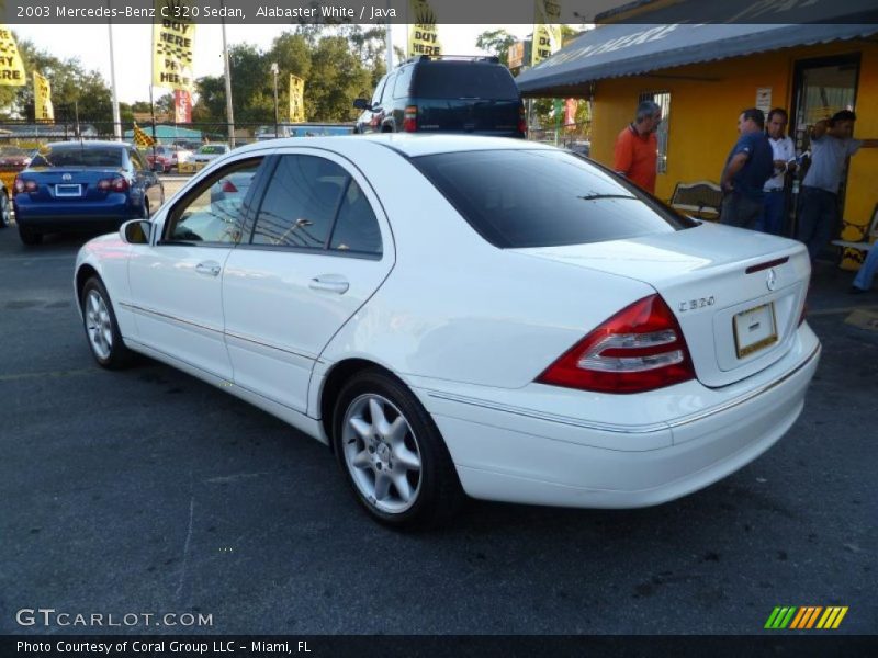 Alabaster White / Java 2003 Mercedes-Benz C 320 Sedan