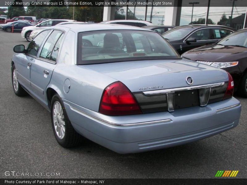 Light Ice Blue Metallic / Medium Light Stone 2010 Mercury Grand Marquis LS Ultimate Edition