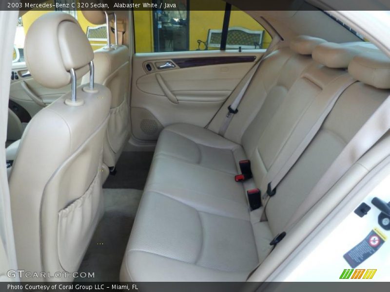Alabaster White / Java 2003 Mercedes-Benz C 320 Sedan