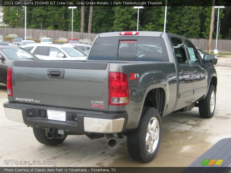  2011 Sierra 2500HD SLT Crew Cab Gray Green Metallic