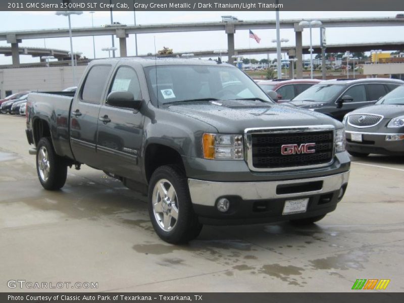  2011 Sierra 2500HD SLT Crew Cab Gray Green Metallic