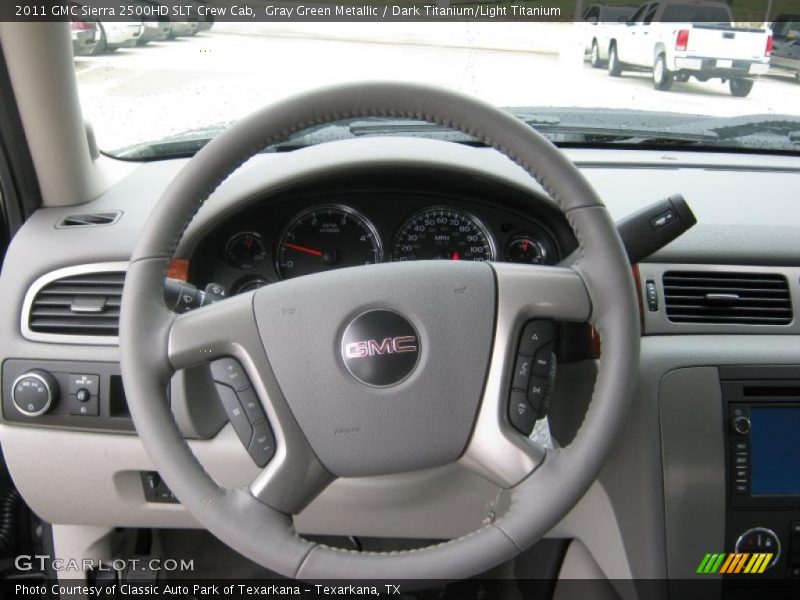  2011 Sierra 2500HD SLT Crew Cab Steering Wheel