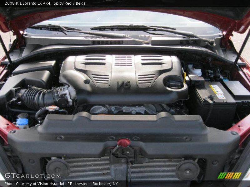 Spicy Red / Beige 2008 Kia Sorento LX 4x4