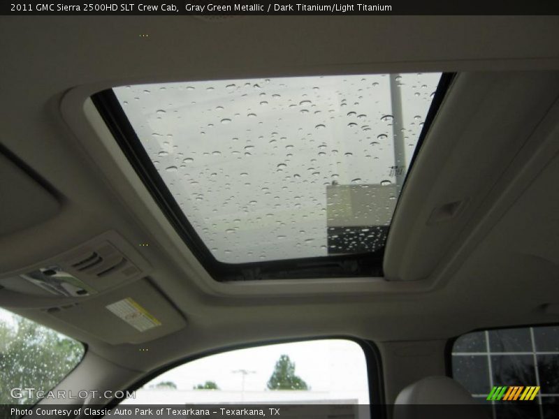 Gray Green Metallic / Dark Titanium/Light Titanium 2011 GMC Sierra 2500HD SLT Crew Cab