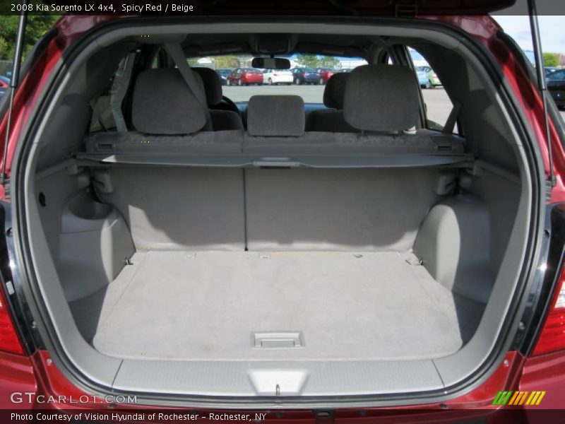 Spicy Red / Beige 2008 Kia Sorento LX 4x4