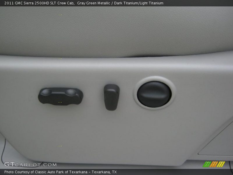 Gray Green Metallic / Dark Titanium/Light Titanium 2011 GMC Sierra 2500HD SLT Crew Cab