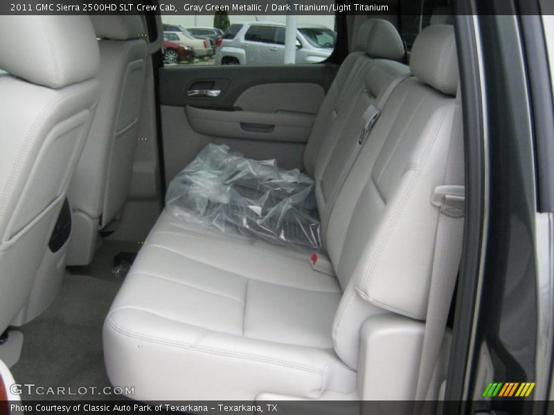 Gray Green Metallic / Dark Titanium/Light Titanium 2011 GMC Sierra 2500HD SLT Crew Cab