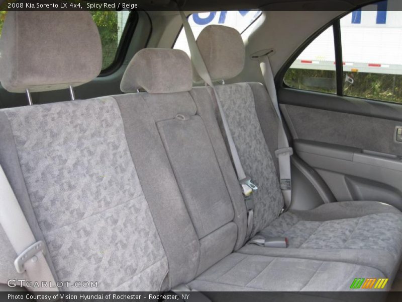 Spicy Red / Beige 2008 Kia Sorento LX 4x4