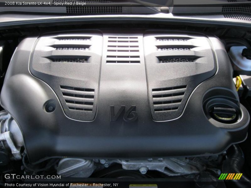 Spicy Red / Beige 2008 Kia Sorento LX 4x4