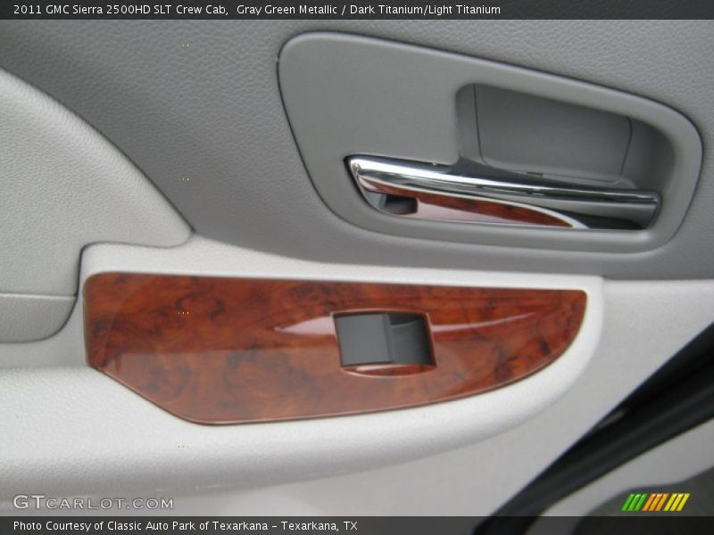 Gray Green Metallic / Dark Titanium/Light Titanium 2011 GMC Sierra 2500HD SLT Crew Cab