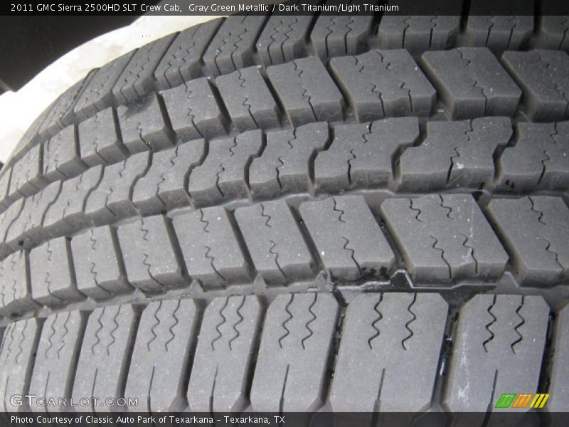 Gray Green Metallic / Dark Titanium/Light Titanium 2011 GMC Sierra 2500HD SLT Crew Cab