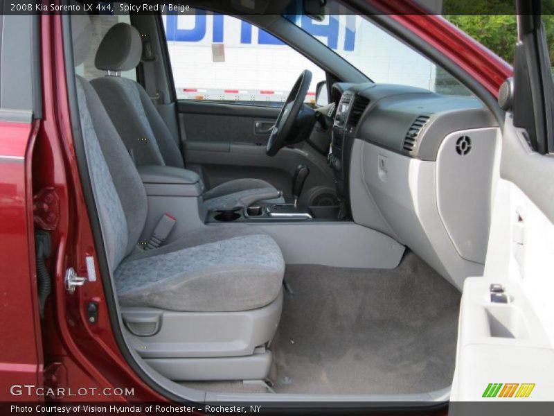 Spicy Red / Beige 2008 Kia Sorento LX 4x4