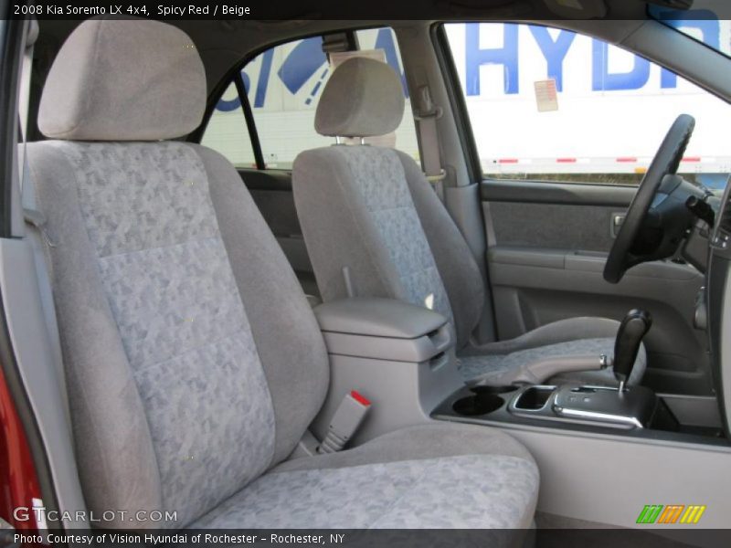Spicy Red / Beige 2008 Kia Sorento LX 4x4