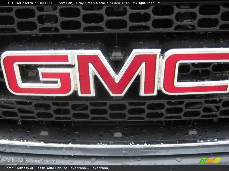 Gray Green Metallic / Dark Titanium/Light Titanium 2011 GMC Sierra 2500HD SLT Crew Cab