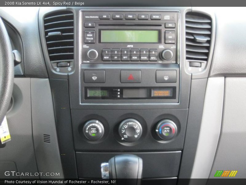 Spicy Red / Beige 2008 Kia Sorento LX 4x4