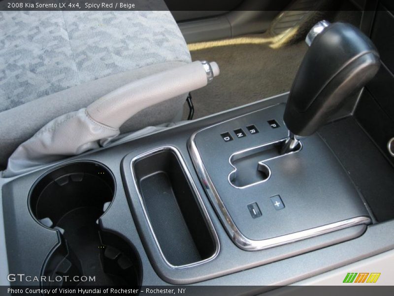 Spicy Red / Beige 2008 Kia Sorento LX 4x4