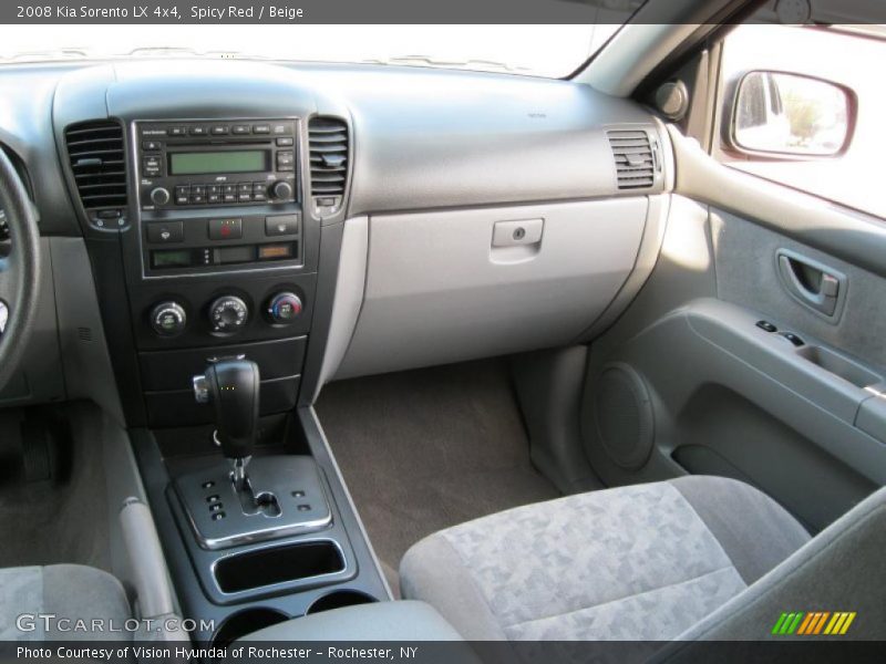 Spicy Red / Beige 2008 Kia Sorento LX 4x4
