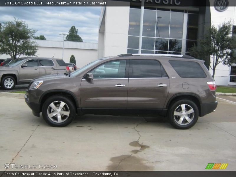 Medium Brown Metallic / Cashmere 2011 GMC Acadia SLT