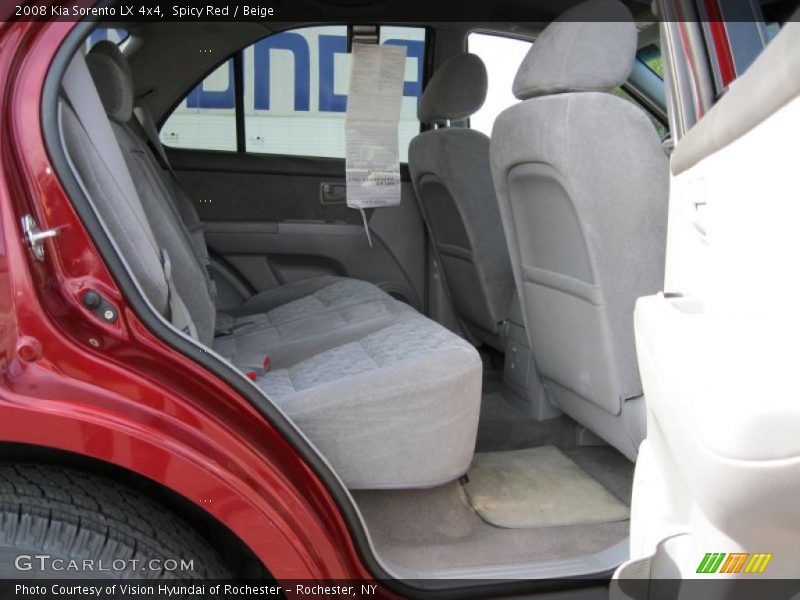 Spicy Red / Beige 2008 Kia Sorento LX 4x4