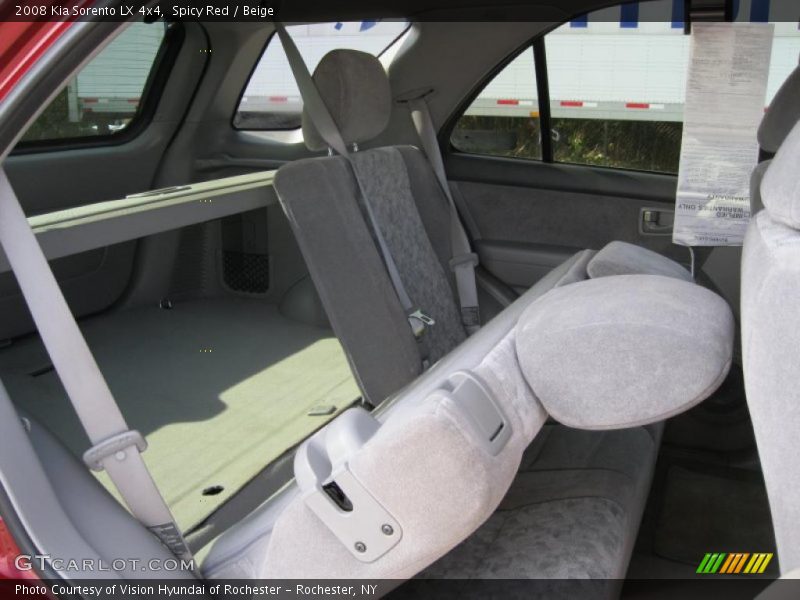 Spicy Red / Beige 2008 Kia Sorento LX 4x4
