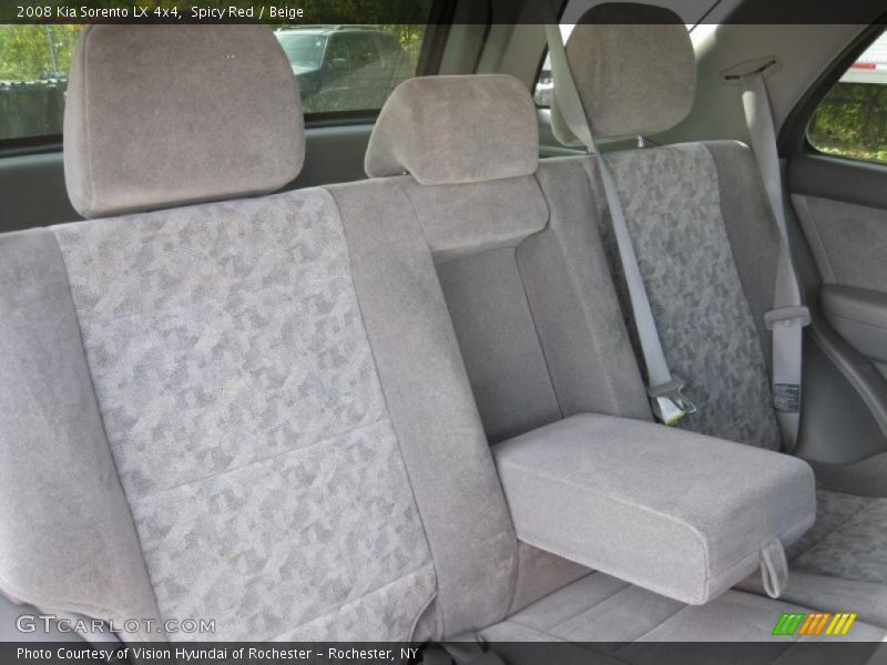 Spicy Red / Beige 2008 Kia Sorento LX 4x4
