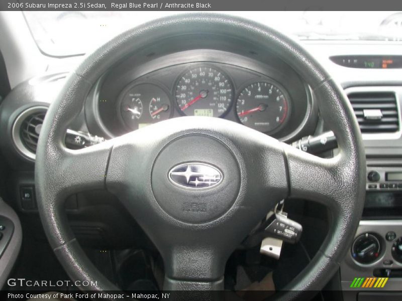 Regal Blue Pearl / Anthracite Black 2006 Subaru Impreza 2.5i Sedan