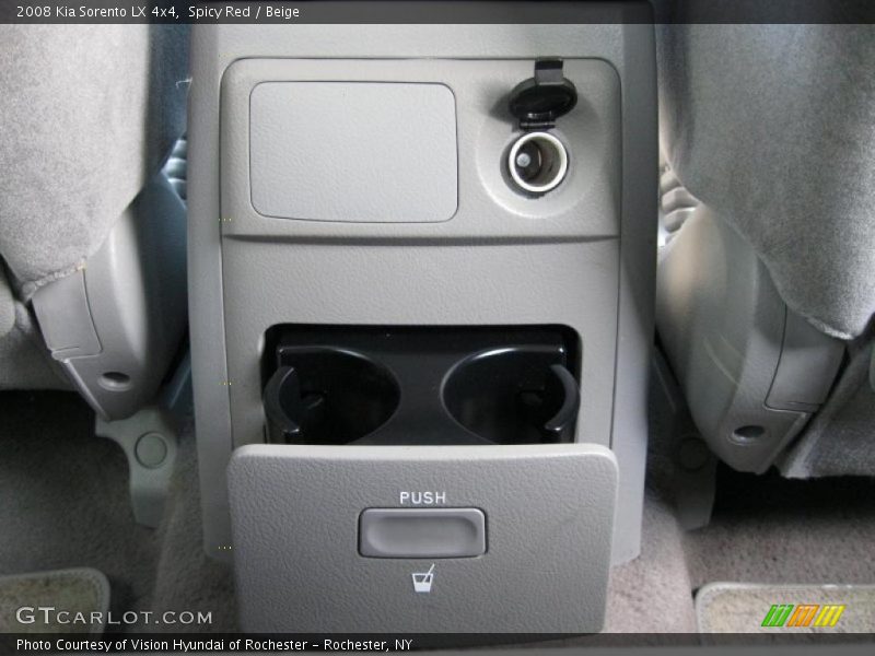 Spicy Red / Beige 2008 Kia Sorento LX 4x4