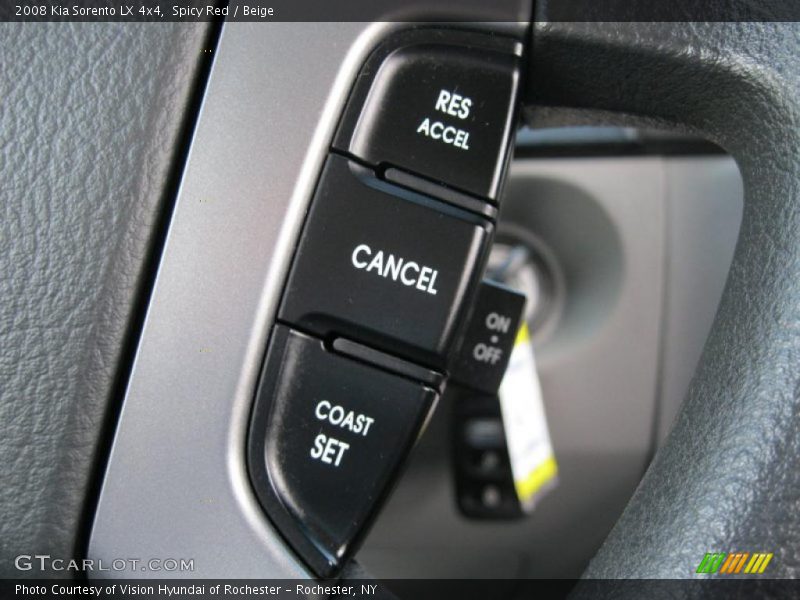 Spicy Red / Beige 2008 Kia Sorento LX 4x4