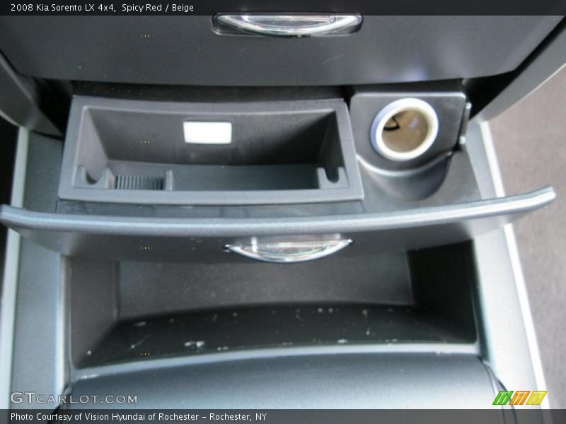 Spicy Red / Beige 2008 Kia Sorento LX 4x4