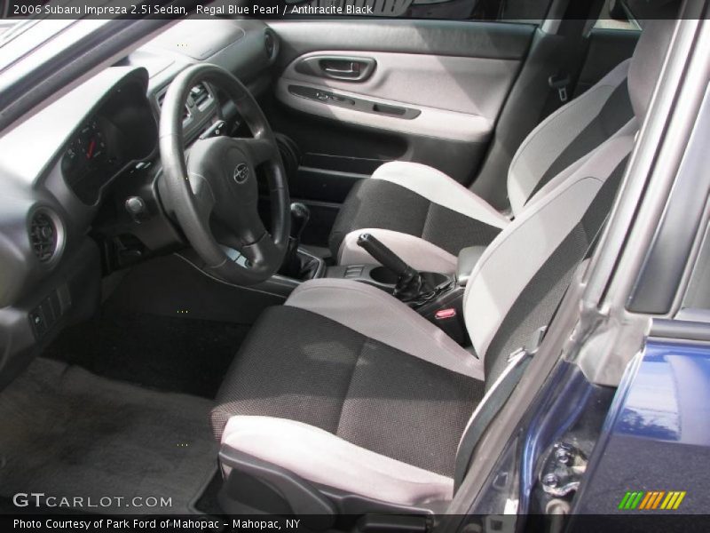  2006 Impreza 2.5i Sedan Anthracite Black Interior