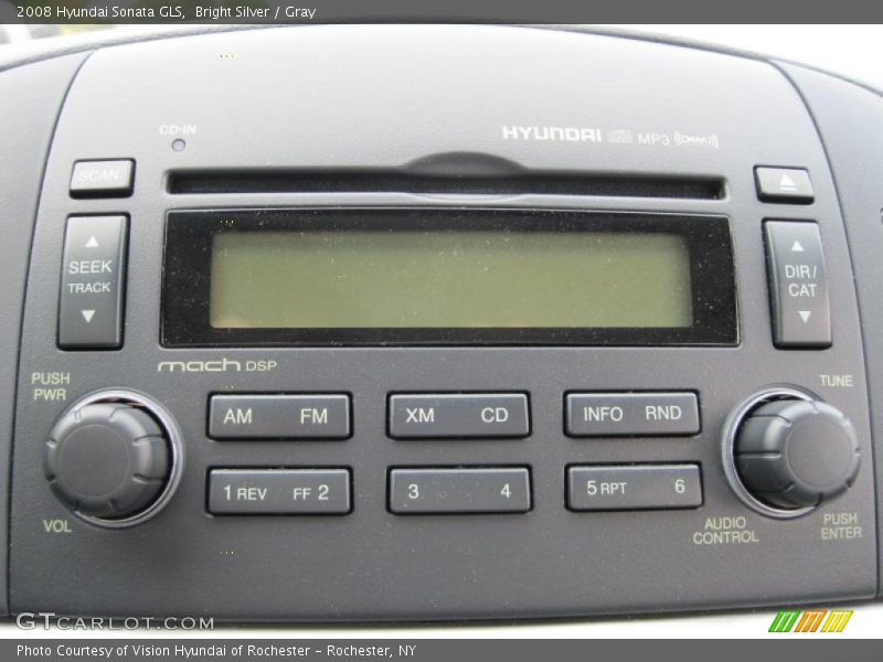 Bright Silver / Gray 2008 Hyundai Sonata GLS