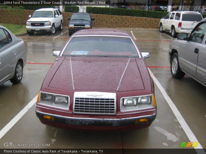 Medium Red Metallic / Red 1984 Ford Thunderbird 2 Door Coupe