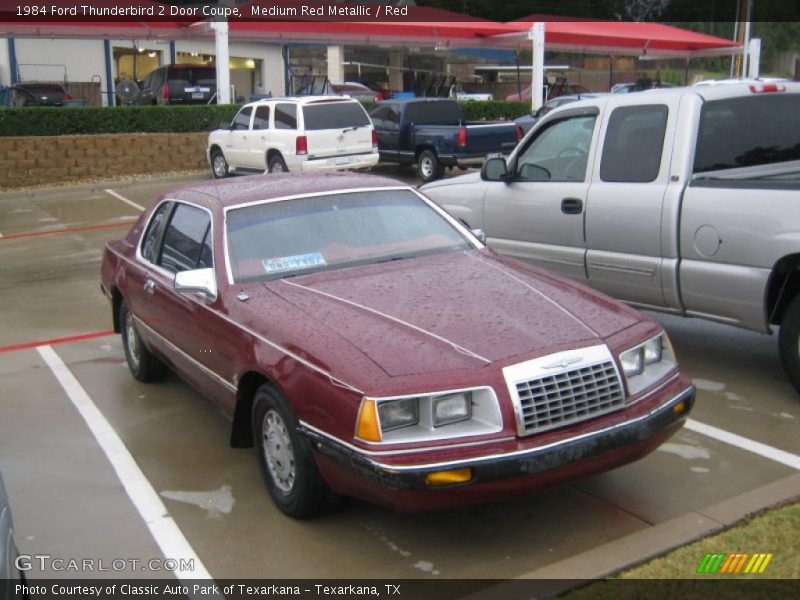 Medium Red Metallic / Red 1984 Ford Thunderbird 2 Door Coupe