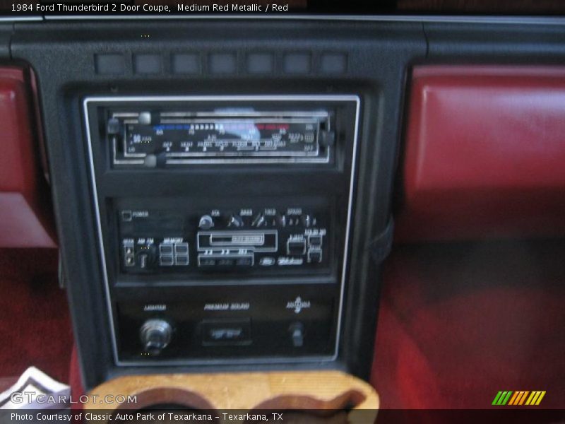 Medium Red Metallic / Red 1984 Ford Thunderbird 2 Door Coupe