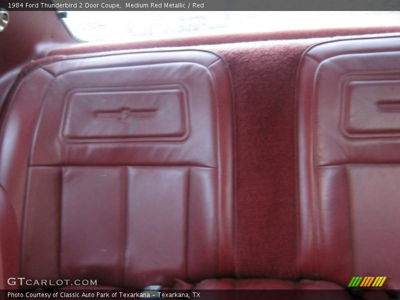 Medium Red Metallic / Red 1984 Ford Thunderbird 2 Door Coupe