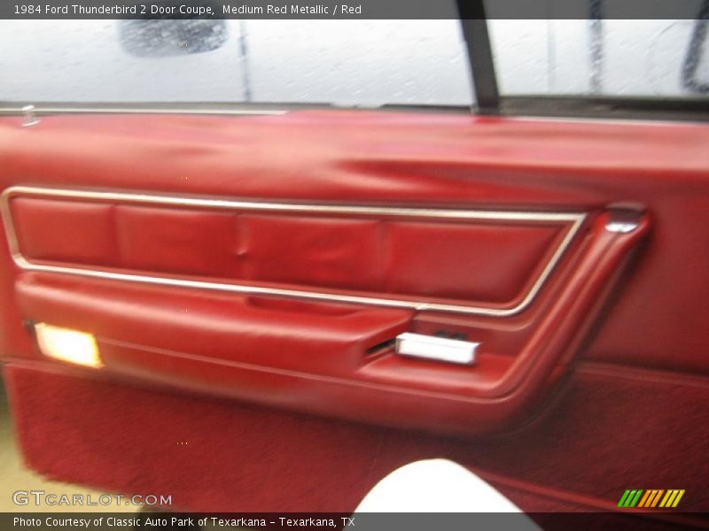Medium Red Metallic / Red 1984 Ford Thunderbird 2 Door Coupe