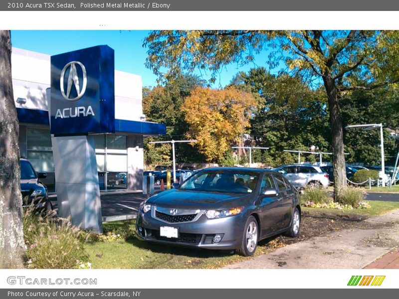 Polished Metal Metallic / Ebony 2010 Acura TSX Sedan