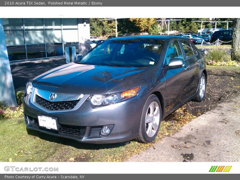 Polished Metal Metallic / Ebony 2010 Acura TSX Sedan