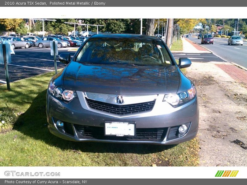 Polished Metal Metallic / Ebony 2010 Acura TSX Sedan